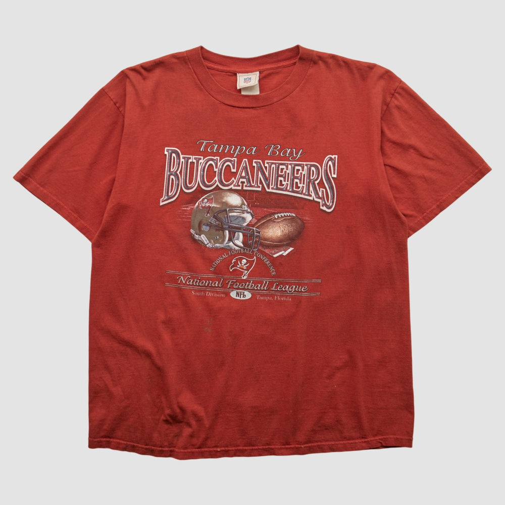 Tampa Bay Buccaneers NFL 2000s T-shirt Red Vintage - Fanatics
