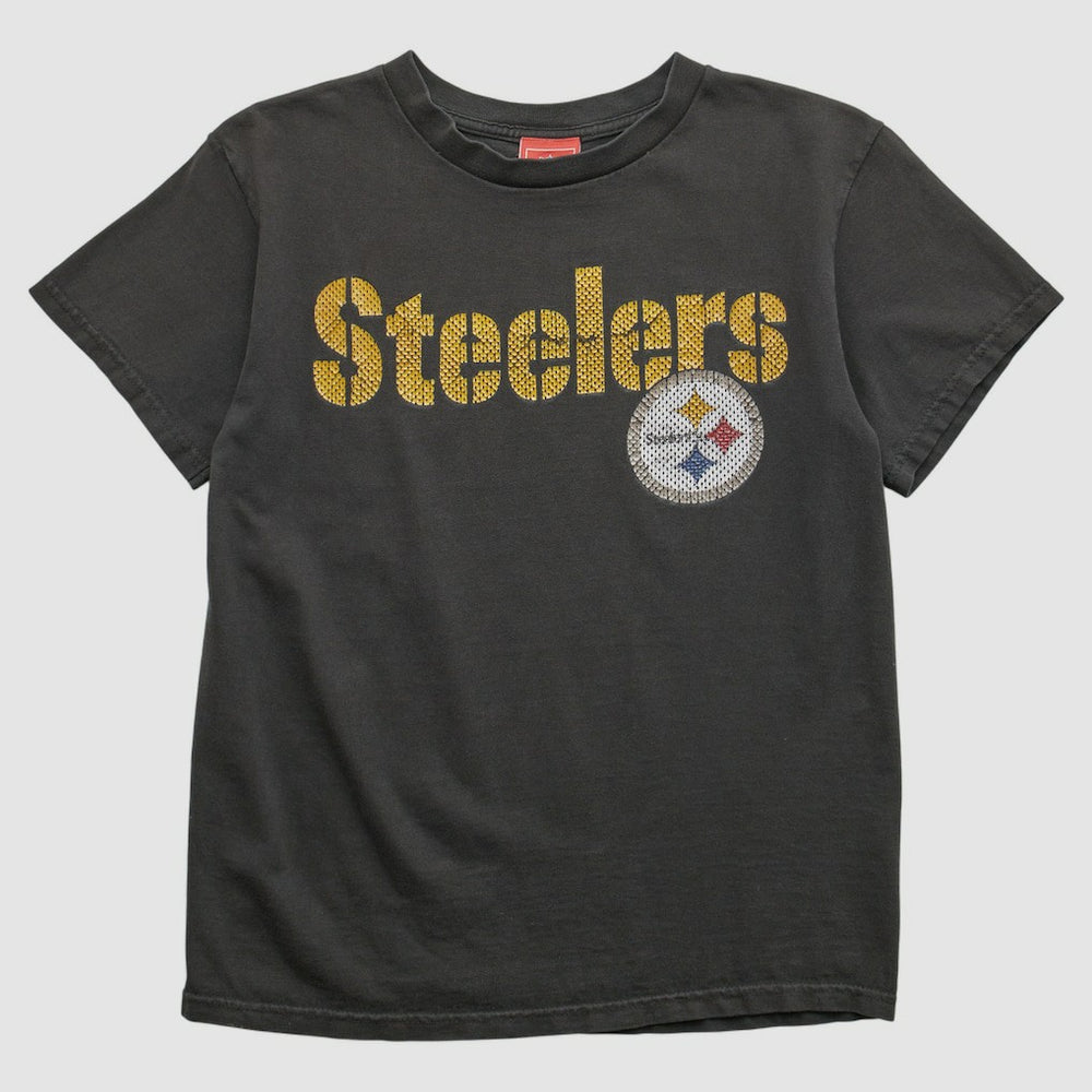 Pittsburgh Steelers NFL 2000s T-shirt Black Vintage - Fanatics