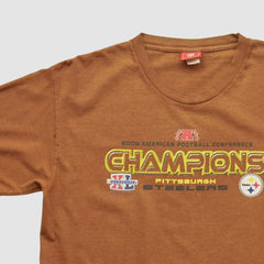 Pittsburgh Steelers NFL 2006 Long Sleeve T-shirt Brown Vintage - Fanatics