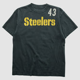 Pittsburgh Steelers Reebok 2000s T-shirt Black Vintage - Fanatics