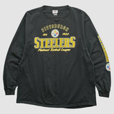 Pittsburgh Steelers NFL 2000s Long Sleeve T-shirt Black Vintage - Fanatics