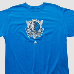 Adidas - Dallas Mavericks 2010s T-shirt - Blue Vintage
