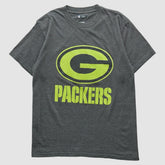 Green Bay Packers NFL 2010s T-shirt Dark Heather Gray Vintage - Fanatics
