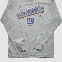 New York Giants Reebok 2011 Pullover Sweatshirt Heather Gray Vintage - Fanatics