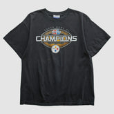Pittsburgh Steelers Reebok 2006 T-shirt Black Vintage - Fanatics
