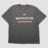 Denver Broncos 2010s T-shirt Dark Heather Gray Vintage - Fanatics