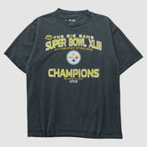 Pittsburgh Steelers NFL 2009 T-shirt Charcoal Vintage - Fanatics