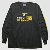 Pittsburgh Steelers NFL 2000s Long Sleeve T-shirt Black Vintage - Fanatics