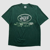 New York Jets Dynasty 2000s T-shirt Green Vintage - Fanatics