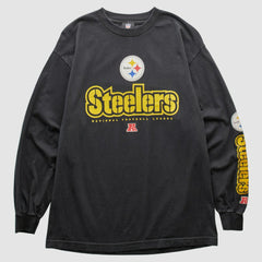 Pittsburgh Steelers NFL 2010s Long Sleeve T-shirt Black Vintage - Fanatics