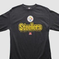 Pittsburgh Steelers NFL 2010s Long Sleeve T-shirt Black Vintage - Fanatics