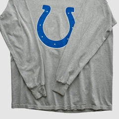 Indianapolis Colts 2000s Long Sleeve T-shirt Heather Gray Vintage - Fanatics