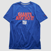 New York Giants 2010s T-shirt Blue Vintage - Fanatics