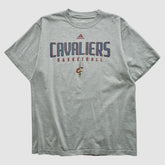 Adidas - Cleveland Cavaliers 2010s T-shirt - Heather Gray Vintage