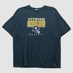 Pittsburgh Steelers Team Edition Apparel 2000s T-shirt Navy Vintage - Fanatics
