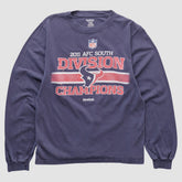 Houston Texans Reebok 2011 Long Sleeve T-shirt Navy Vintage - Fanatics