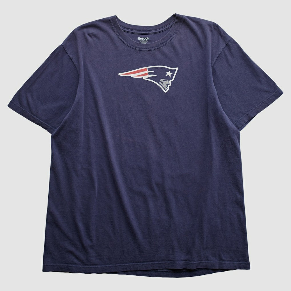 New England Patriots Reebok 2000s T-shirt Navy Vintage - Fanatics