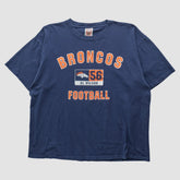 Denver Broncos NFL 2000s T-shirt Navy Vintage - Fanatics