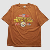 Pittsburgh Steelers AAA 2005 T-shirt Brown Vintage - Fanatics