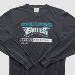 Philadelphia Eagles NFL 2010s Long Sleeve T-shirt Black Vintage - Fanatics