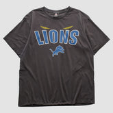 Detroit Lions Team Edition Apparel 2010s T-shirt Charcoal Vintage - Fanatics