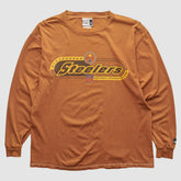 Pittsburgh Steelers 2000s Long Sleeve T-shirt Brown Vintage - Fanatics