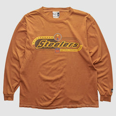 Pittsburgh Steelers 2000s Long Sleeve T-shirt Brown Vintage - Fanatics