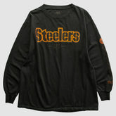 Pittsburgh Steelers NFL 2000s Long Sleeve T-shirt Black Vintage - Fanatics