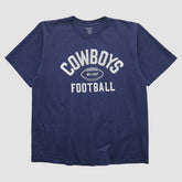 Dallas Cowboys Reebok 2000s T-shirt Navy Vintage - Fanatics