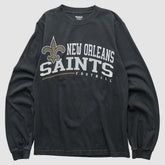 New Orleans Saints Reebok 2000s Long Sleeve T-shirt Black Vintage - Fanatics