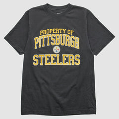 Pittsburgh Steelers Reebok 2000s T-shirt Black Vintage - Fanatics