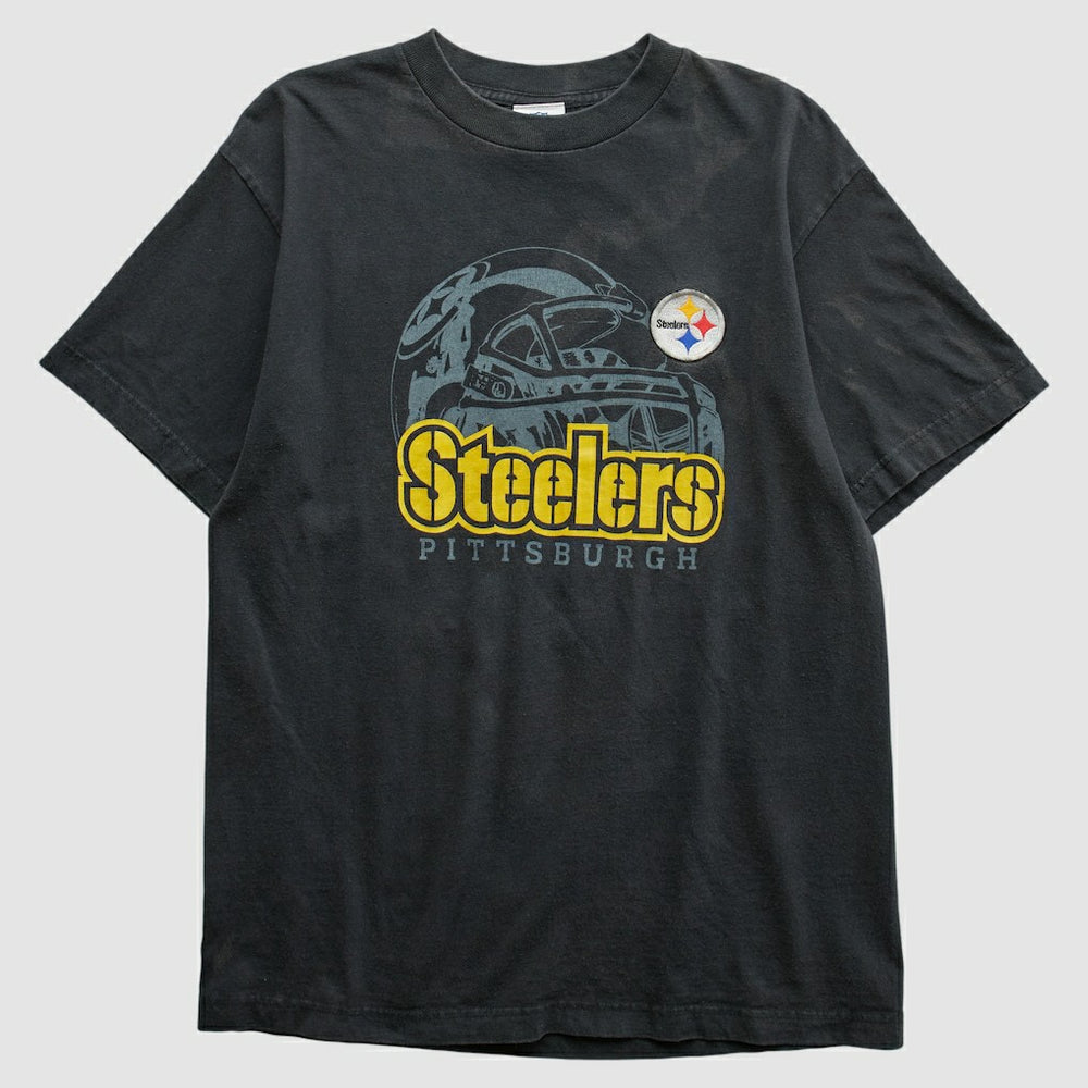 Pittsburgh Steelers NFL 2000s T-shirt Black Vintage - Fanatics