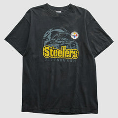 Pittsburgh Steelers NFL 2000s T-shirt Black Vintage - Fanatics