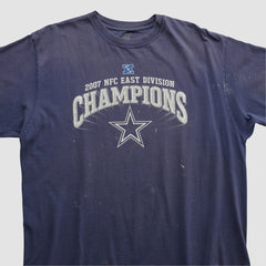 Dallas Cowboys Reebok 2007 T-shirt Navy Vintage - Fanatics