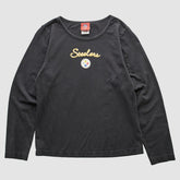 Pittsburgh Steelers NFL 2000s Long Sleeve T-shirt Black Vintage - Fanatics