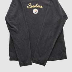 Pittsburgh Steelers NFL 2000s Long Sleeve T-shirt Black Vintage - Fanatics
