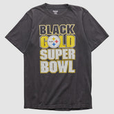 Pittsburgh Steelers Reebok 2000s T-shirt Black Vintage - Fanatics