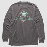 New York Jets 2010s Long Sleeve T-shirt Dark Heather Gray Vintage - Fanatics