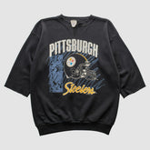 Pittsburgh Steelers Tultex 1992 Pullover Sweatshirt Black Vintage - Fanatics