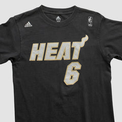 Adidas - Miami Heat 2010s T-shirt - Black Vintage