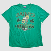 New Orleans Saints Reebok 2010 T-shirt Green Vintage - Fanatics