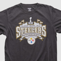 Pittsburgh Steelers Reebok 2011 T-shirt Charcoal Vintage - Fanatics