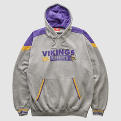 Minnesota Vikings NFL 2000s Hooded Pullover Sweatshirt Heather Gray Vintage - Fanatics