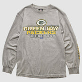 Green Bay Packers NFL 2010s Long Sleeve T-shirt Heather Gray Vintage - Fanatics