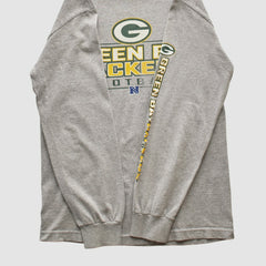 Green Bay Packers NFL 2010s Long Sleeve T-shirt Heather Gray Vintage - Fanatics