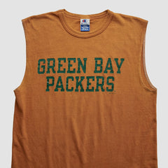 Green Bay Packers Champion 90s Tank Brown Vintage - Fanatics
