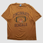 Cincinnati Bengals Champion 90s T-shirt Brown Vintage - Fanatics