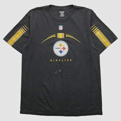 Pittsburgh Steelers Reebok 2000s T-shirt Black Vintage - Fanatics