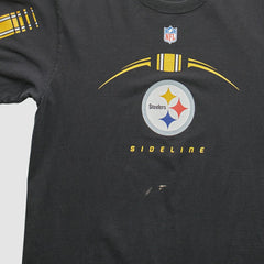 Pittsburgh Steelers Reebok 2000s T-shirt Black Vintage - Fanatics