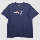 New England Patriots Reebok 2000s T-shirt Navy Vintage - Fanatics